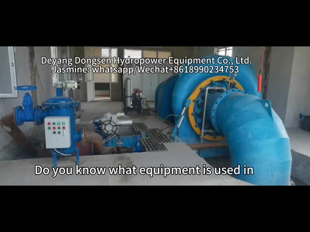 Customized Color water turbine 200kw-20mw Power Output Automatic/Manual Control video