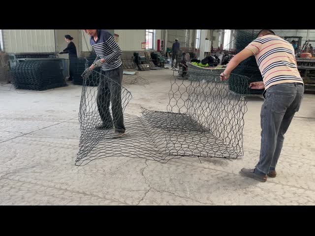 Hot Dip Galvanized Gabion Planter 6x2x1m with 50x50mm Mesh