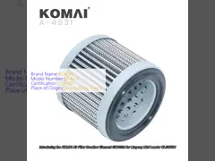 Air Filter Breather Element 53C1024 803086817 SA 12967 for Liugong Mini Loader CLG850H