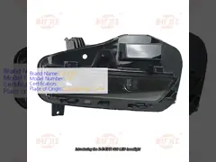 Reemplazo del ensamblaje de faros usados para automóviles de 12 V LED para Z-E-EKR 009 video