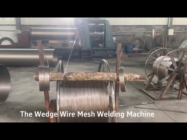 Flat Filter Stainless Steel Wedge Wire Mesh For Vibrating Sieve Rectangle Hole