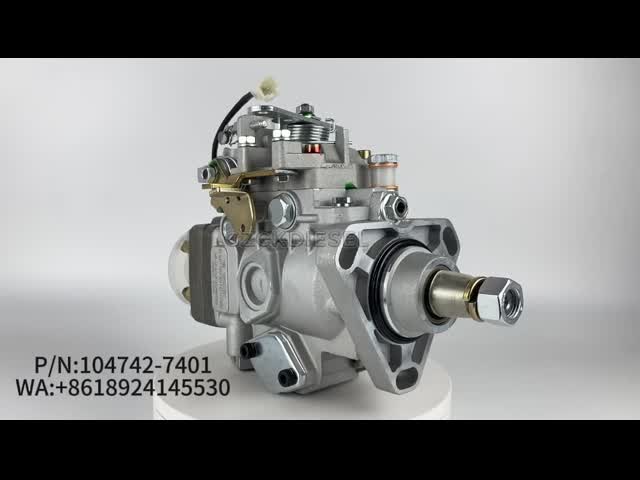 4D94VE 4TNE94用の燃料注入ポンプ 104742-7401 104642-7401 ビデオ