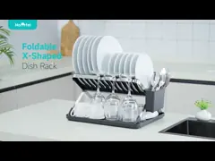 Household Foldable Stainless Steel Dish Rack Dish Drainer Board Dish Drying Rack