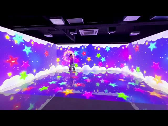 多チャンネル 浸透室 プロジェクター 浸透壁 インタラクティブなプロジェクション