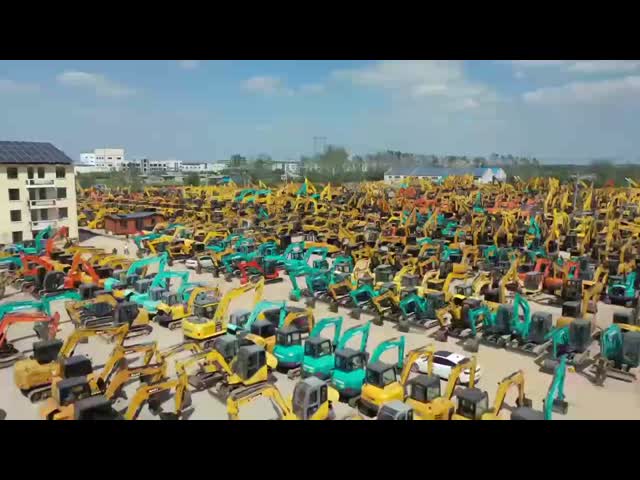 Excavadora de rastreo usada HITACHI ZX50 El video