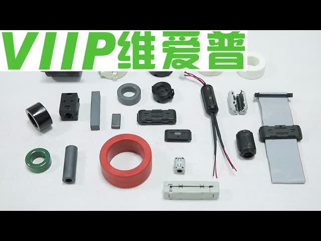 EMI Suppression Nizn Flat Noise cilíndrica Ring For Power Cords magnético