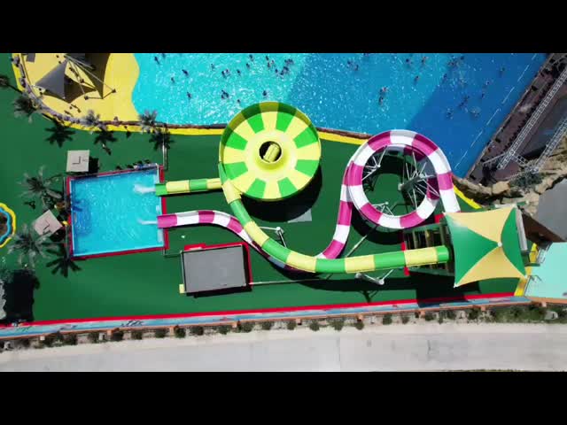 Weather Proof Monster Bowl Water Slide Outdoor Park Huge Water Slide