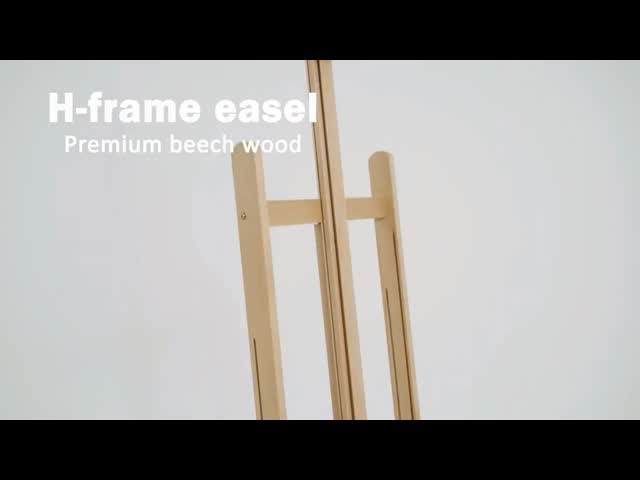 大型Hフレーム 木製ディスプレイ イーセル アーティストスタジオ フロア イーセル キャンバスを保持する