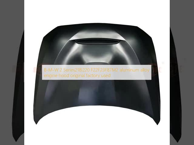 アルミ合金 自動車用ハッド 改装された自動車部品 218i 220 エンジン ビデオ