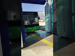 Blue Gantry Automatic Bus Cleaning Machine Size 2150*5750*5355mm Customizable