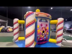 Sport 3 Spiel Karneval Spiel Booth 4 In 1 Combos aufblasbare Grand Carnival Spiel Zelt