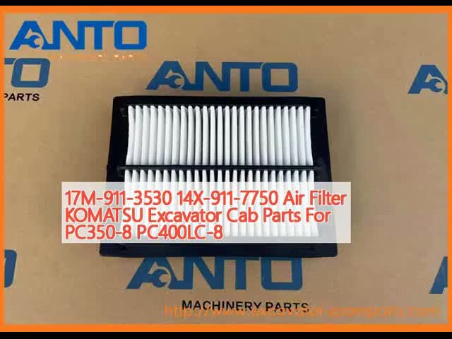 17M-911-3530 14X-911-7750 空気フィルター KOMATSU PC350-8用の掘削機キャビンの部品 PC400LC-8