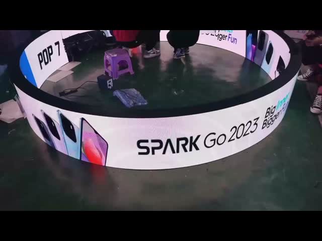 P3.076 Customized 3d Led Sign High Resolution SMD High Visibility