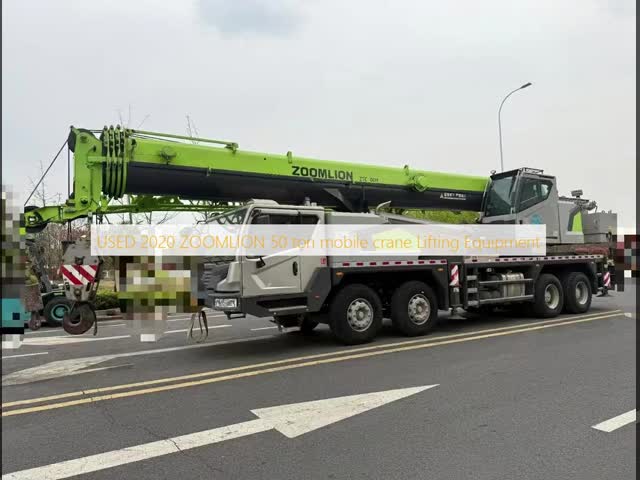 USED 2021 ZOOMLION 50 ton mobile crane Lifting Equipment