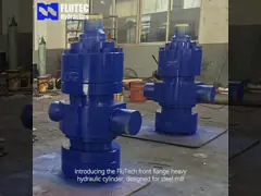 Vorderflansche Schwerer Hydraulikzylinder für Stahlwerksteuerungselement