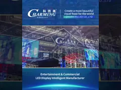 100x50CM Glas Transparent LED Videowand Aluminium Pixelmark P3.91MM