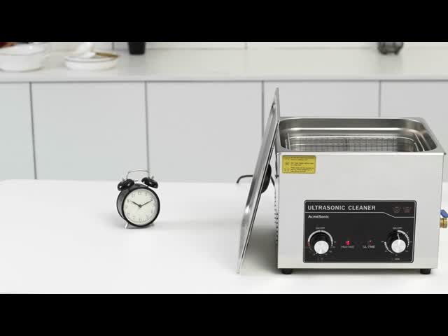 Novo limpador ultra-sônico de 10 litros 540W Total de potência Controle de calor de limpeza física 20-80.C.