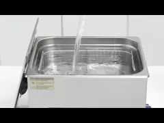 New 10L Ultrasonic Cleaner 540W Total Power Physical Cleaning Heat Control 20-80.C.