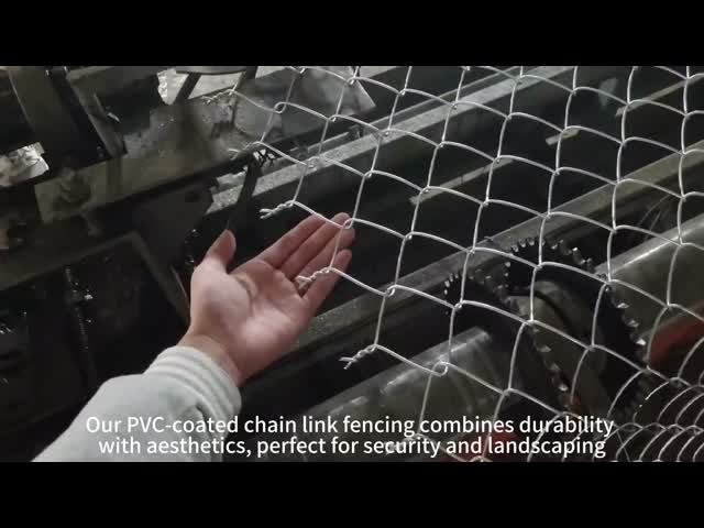 Galvanized Wire 304 316 PVC Coated Chain Link Mesh For Protection