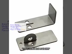 L-type Metal Bracket Laser Cut Stamped Bending Galvanized Steel L Bracket