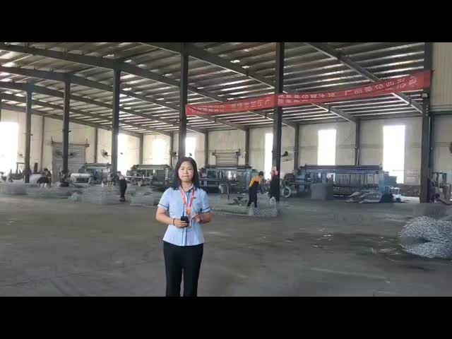 2*1*1m 275g Zinc Coated Gabion Box Filled With Stone As Retaining Wall Fence