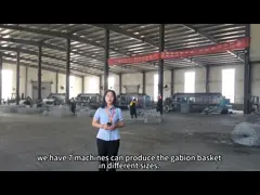 2*1*1m 275g Zinc Coated Gabion Box Filled With Stone As Retaining Wall Fence