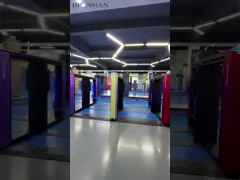 Sicherheitszugangskontrolle Schwingglasdrehscheibe Automatisches Drehscheibe Geschwindigkeitstor für Fitnessstudios