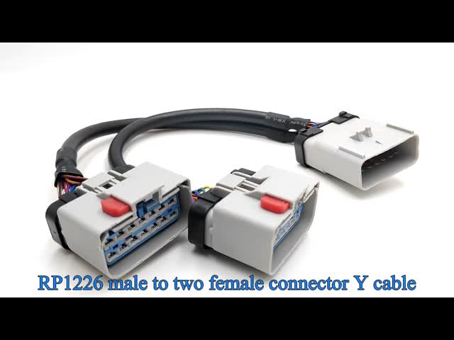RP1226 14 Pin 14pin One Male to Dual Female Splitter Y Cable
