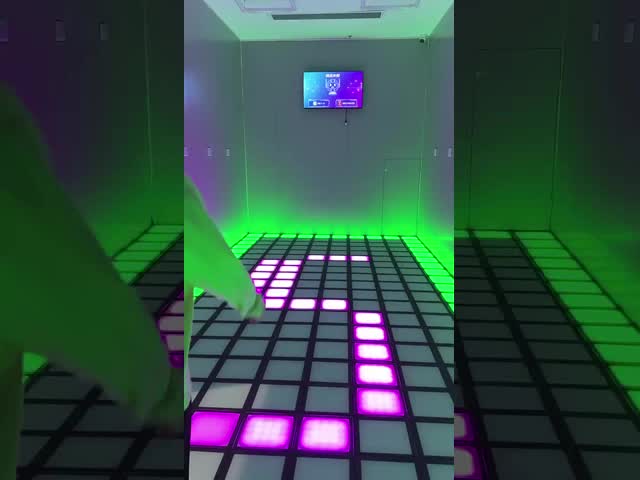 ドリームランド ホットセール タッチ インタラクティブなステージ ダンスフロア LEDスクリーン フロアディスプレイ ゲーム用