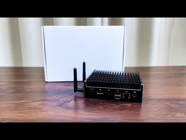 Intel Pentium Gold 5405U Mini Fanless PC DDR4 64GB Linux For Home Office