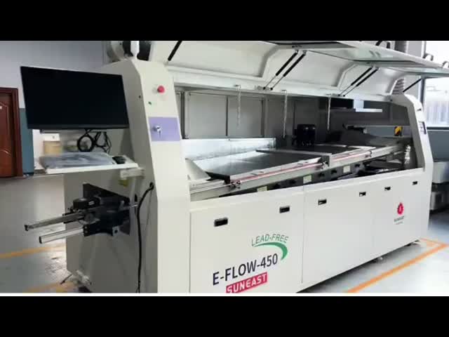 PCB 溶接装置 UXT-350 SMT SUNEAST 波溶接機 DIP 锡溶接装置