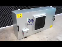 Gegalvaniseerd staalframe glasvezelfilter laminaire stroomafdekking voor klantvragen ≥ 99,99% efficiëntie