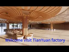 Hotel Aluminium Tile Ceiling Powder Coated 1.5mm Aluminum Plate Cladding