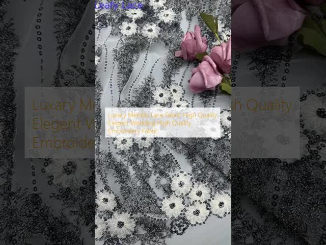 豪華 メタリック  renda 織物 エレガント 結婚式 刺身 織物