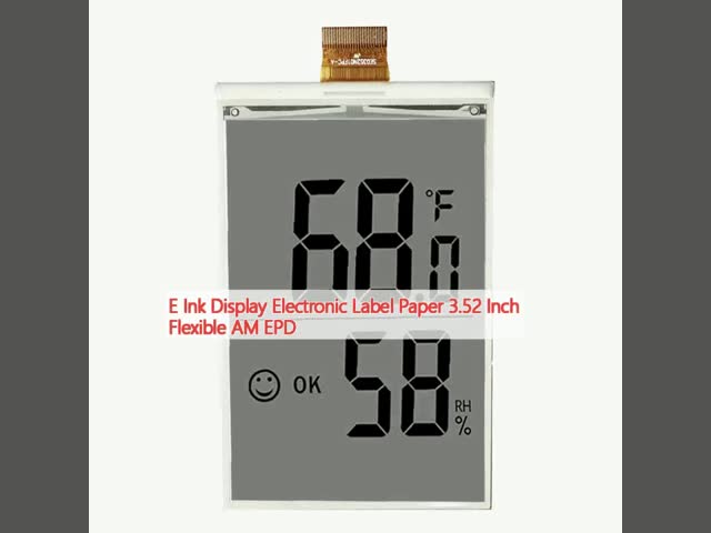 E Ink Display Electronic Label Paper 3,52 дюйма Гибкая AM EPD