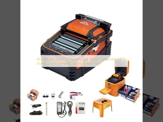 AI-9 Fusion Splicing Fiber Fusion Splicer Automatic FTTH Fiber Optical Welding Splicing Machines