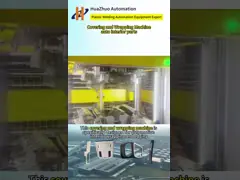 380V Hot Press Covering Machine On Automotive Door Panel Medallion  Part Lamination With Soft