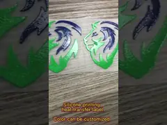 Thick 3D Clothing Heat Transfer Labels Oeko Tex With Special Texture