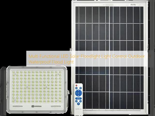 Multi Functional LED Solar Floodlight Light Control Outdoor Waterproof Flood Light