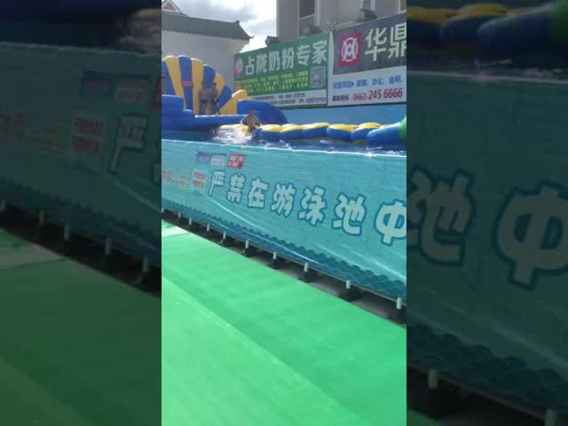 inflatable water slide