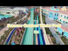 Érosion d'oxydation de fibre de verre de glissière d'eau de piscine d'hôtel de tourisme anti