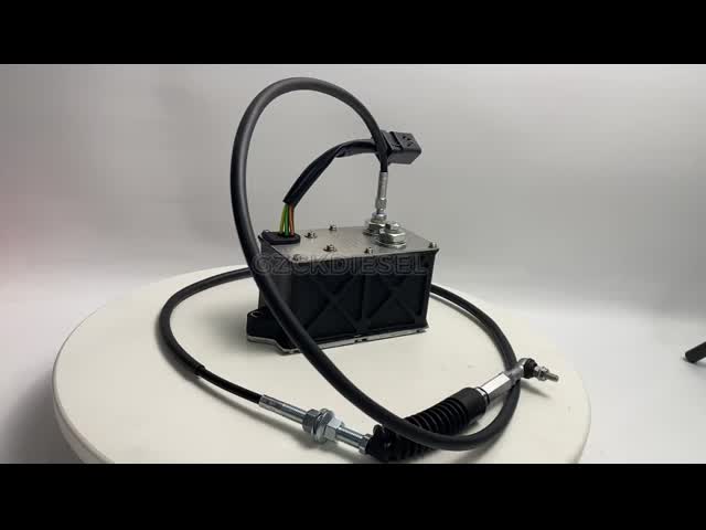 Throttle Motor 386-3439 3863439 for E320D2 Excavator video