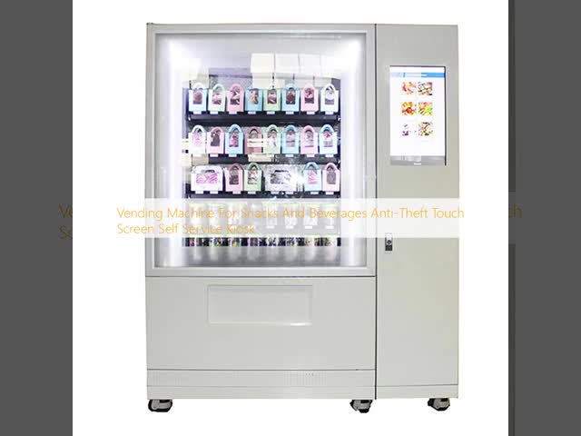 Máquina de venda automática para lanches e bebidas Anti-roubo Kit de autoatendimento