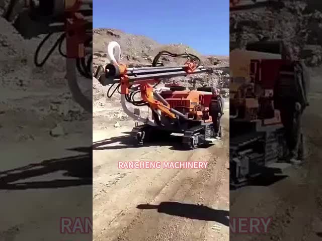 自動統合水力DTH 爆発穴掘削リグ