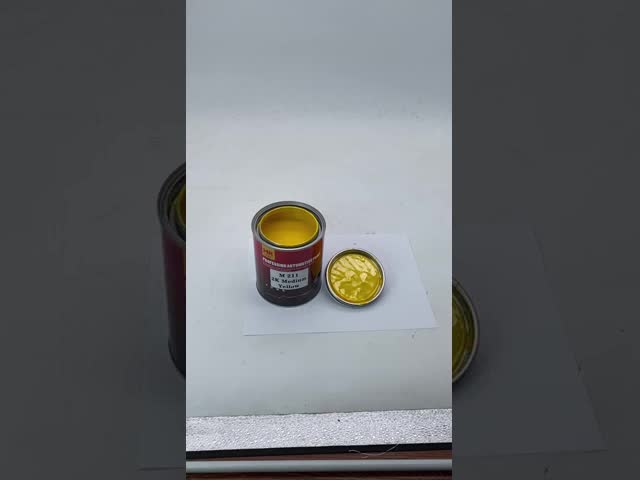 M211 Medium Yellow Car 2K Paint Automotive Refinish Coatings Weather Proof