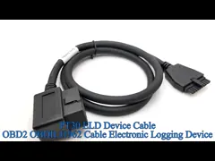 PT30 ELD Device Cable OBD2 OBDII J1962 Cable Electronic Logging Device for Volvo or Mack Trucks