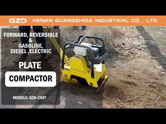 Heavy-Duty Plate Compactor Efficient Soil & Asphalt Compaction Machine