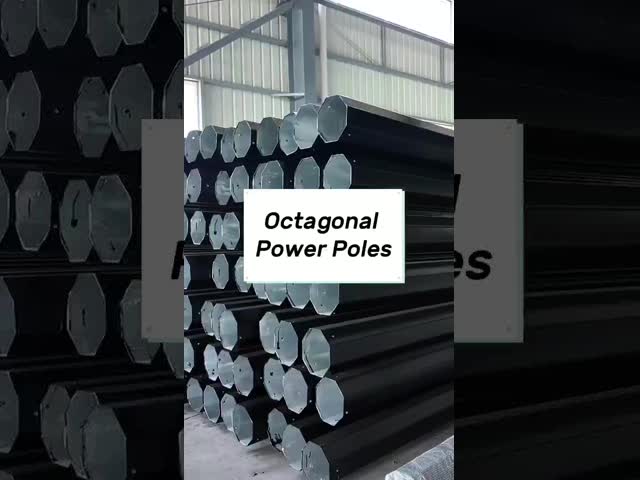 Hot-dip Galvanized High Voltage Power Electric Transmission Line Pole Electrical Equipment