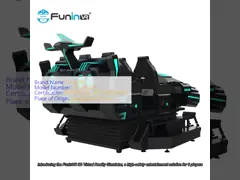 High Safety Standard 9D Virtual Reality Simulator for 6 Players and Variety Of Content