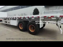 12 ruedas 12.00R25 Superlink remolques doble remolque para el transporte de contenedores de 20 pies y 40 pies